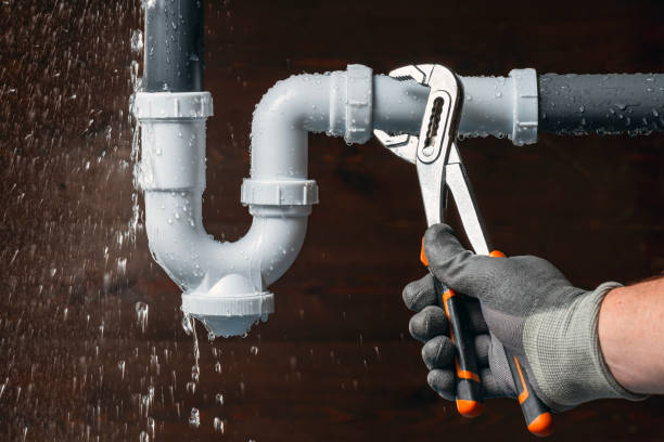Professional Drain Cleaning technician working in North Easton, MA